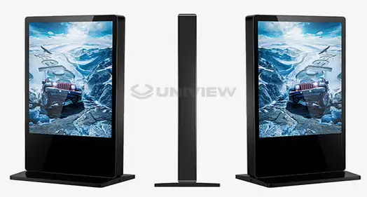 What Screen Size Is Recommended for a Free Standing Digital Screen?